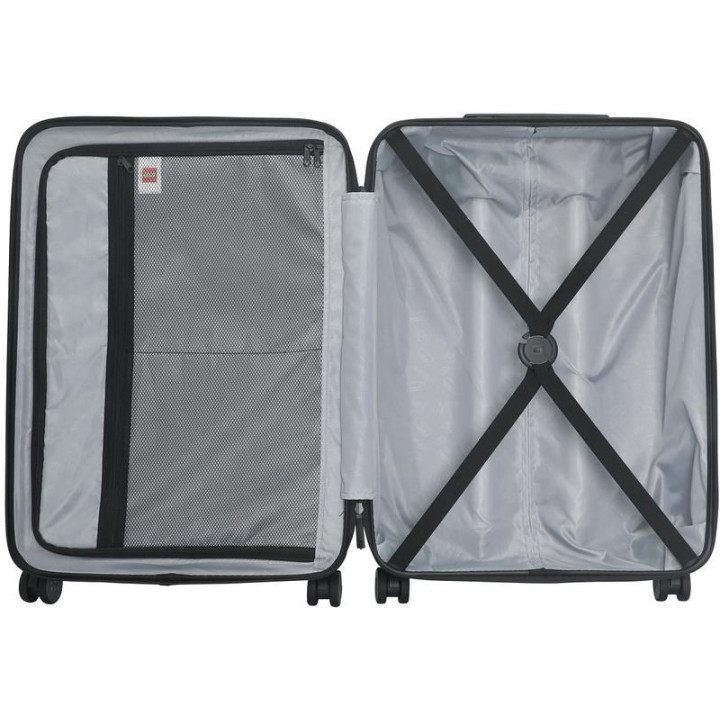 LEGO Luggage Cestovní kufr Urban 3 dílný set - černý/červený