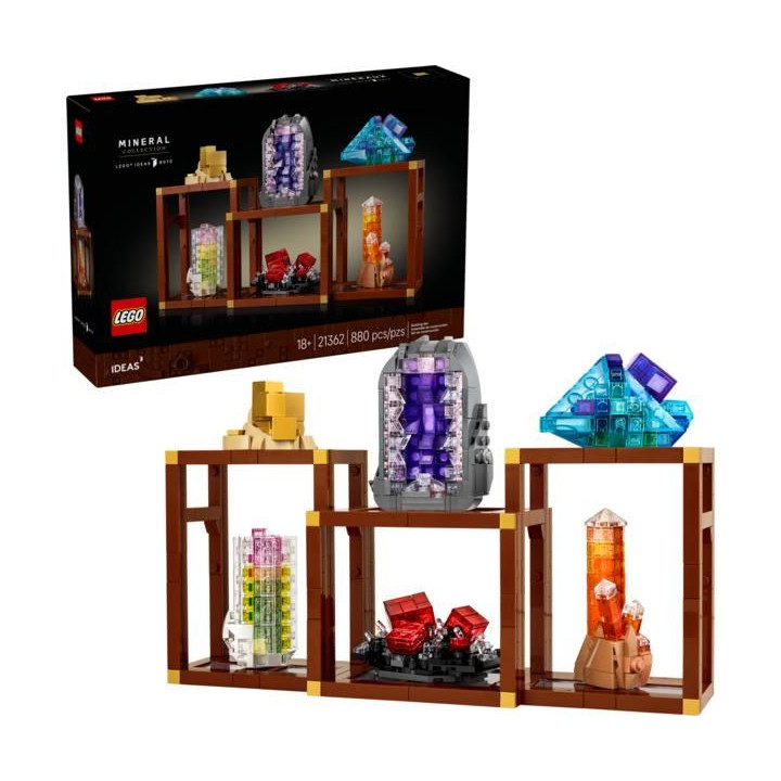 LEGO Ideas - Sbírka minerálů