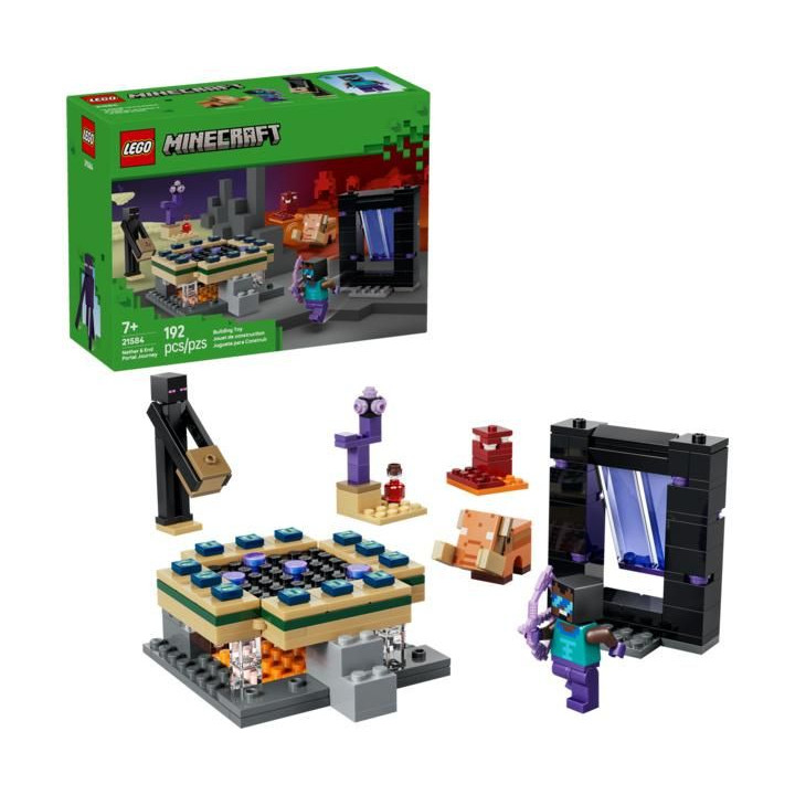 LEGO Minecraft - Cesta portálem do Netheru a Endu