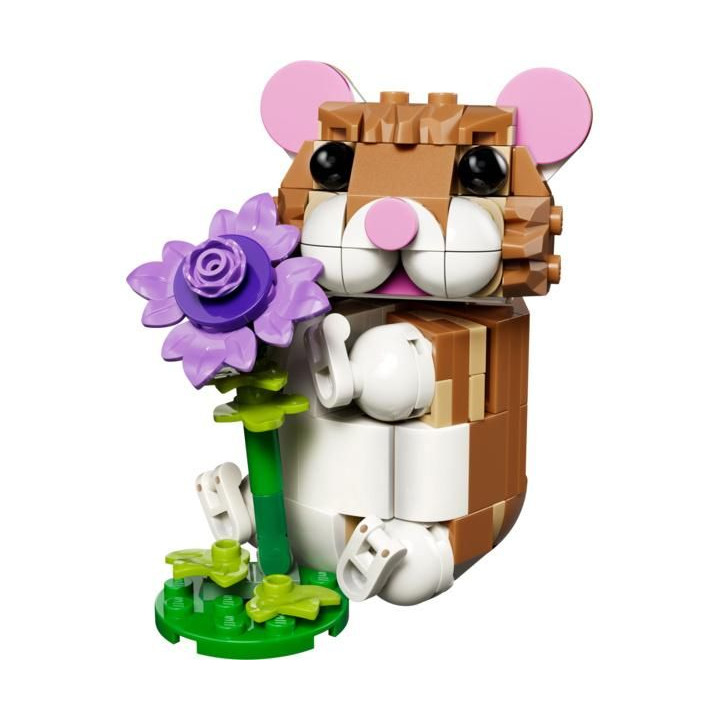 LEGO Creator - Roztomilý křeček s květinou