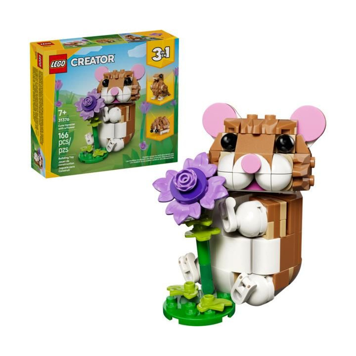 LEGO Creator - Roztomilý křeček s květinou