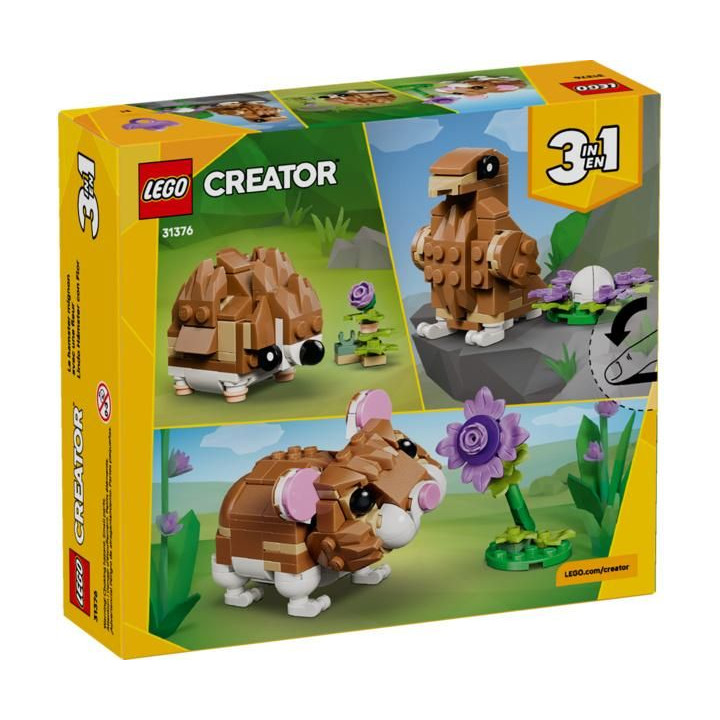 LEGO Creator - Roztomilý křeček s květinou