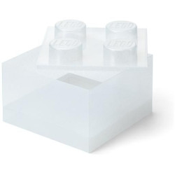 Uspořádejte si svůj LEGO svět s úložným boxem ve tvaru ikonické LEGO kostky! Tento box v atraktivní průhledné barvě kombinuje funkčnost s hravým designem, který oživí každou místnost. 