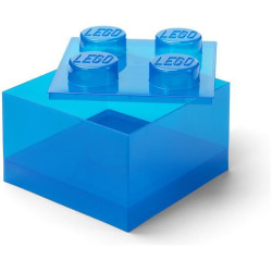 Uspořádejte si svůj LEGO svět s úložným boxem ve tvaru ikonické LEGO kostky! Tento box v atraktivní průhledné barvě kombinuje funkčnost s hravým designem, který oživí každou místnost. 