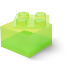 Uspořádejte si svůj LEGO svět s úložným boxem ve tvaru ikonické LEGO kostky! Tento box v atraktivní průhledné barvě kombinuje funkčnost s hravým designem, který oživí každou místnost. 