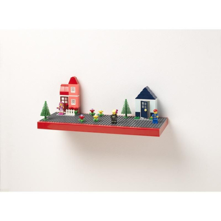 LEGO polička na vystavení stavebnic - modrá