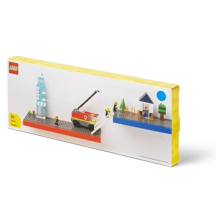 LEGO polička na vystavení stavebnic - modrá