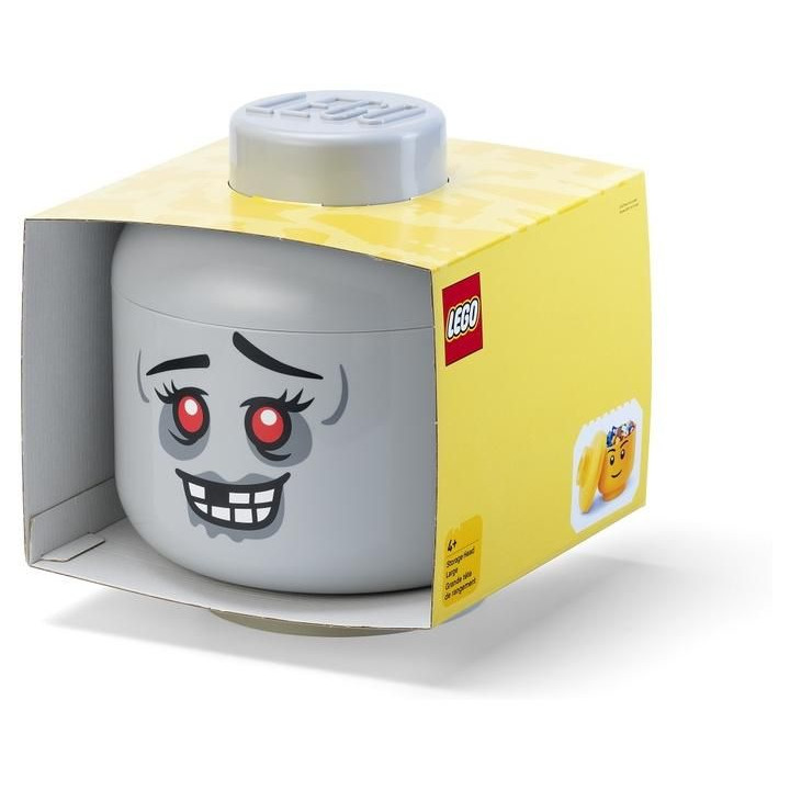 LEGO úložná hlava velká - zombie
