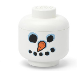 Nejnovější série úložných boxů ve tvaru tematické hlavy LEGO. LEGO mini hlavy jsou stohovatelné a perfektně sednou i na LEGO stolní boxy se zásuvkou. Rozměry: ø10,2 x 12 cm.