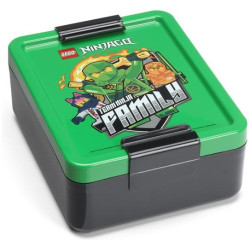 LEGO box na svačinu s uzavíratelným dobře těsnícím víkem pro tu nejlepší svačinu do školy a na výlety. Rozměry 170 x 135 x 69 mm. 