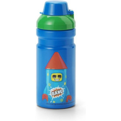 Láhev na pití LEGO Classic. Skvělá láhev do školy, na výlety a kolo. Bezpečný uzávěr Open/Close. Objem 350 ml.