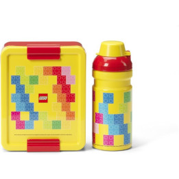 LEGO svačinový set - Brick červený/žlutý