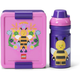 LEGO svačinový set - Bee fialový