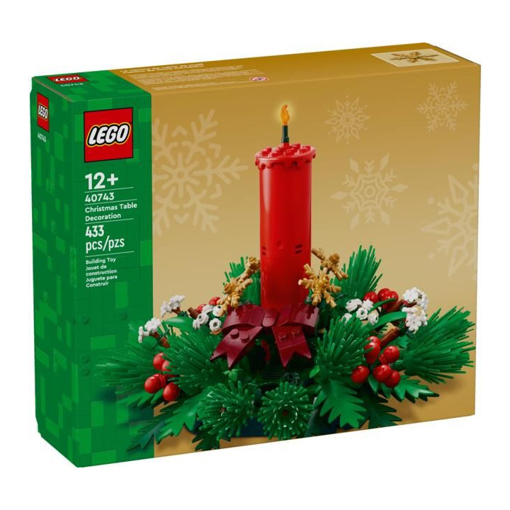 LEGO Iconic - Vánoční dekorace na stůl