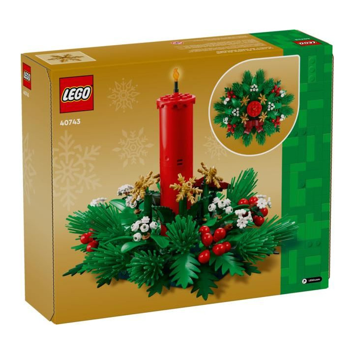 LEGO Iconic - Vánoční dekorace na stůl