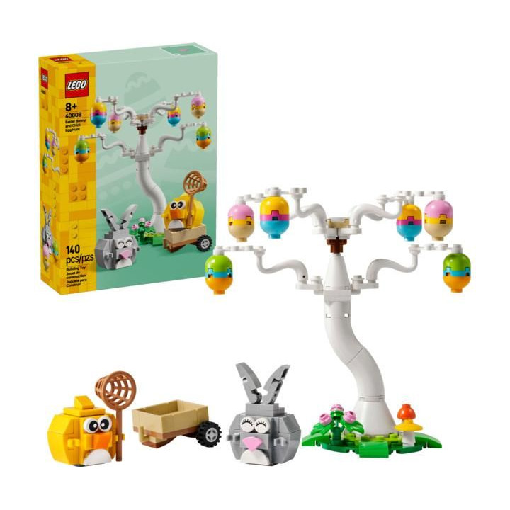 LEGO Iconic - Velikonoční zajíček, kuřátko a sběr vajíček