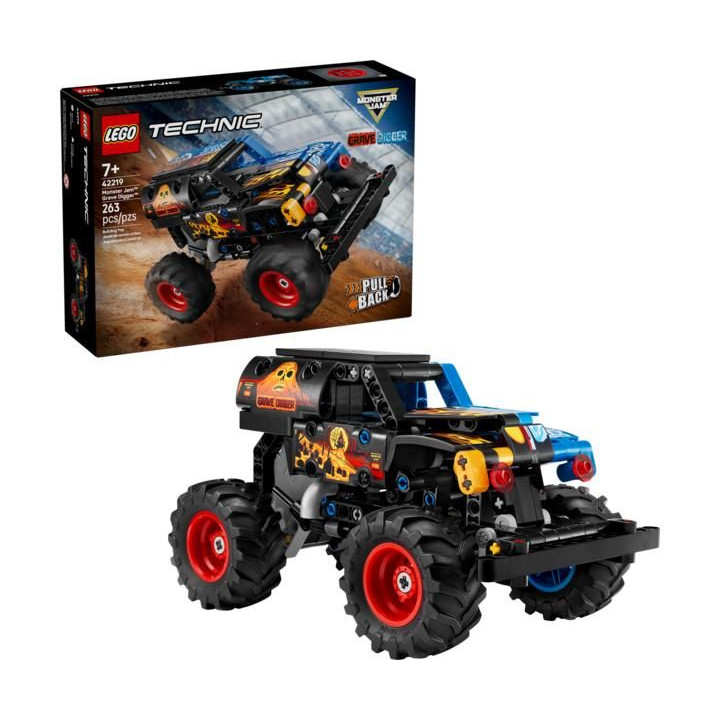 LEGO Technic - Monster Jam™ Grave Digger™ Oheň a led