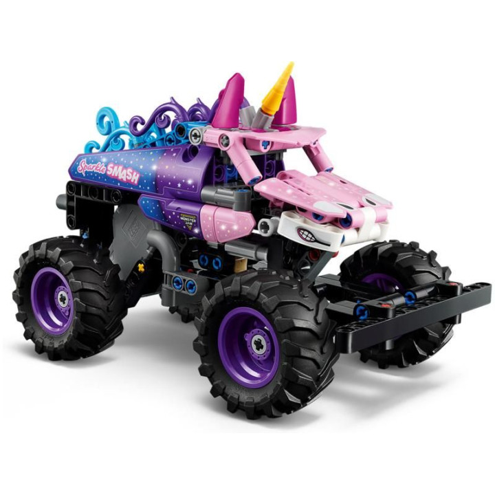 LEGO Technic - Monster Jam™ Sparkle Smash™ s natahovacím motorem