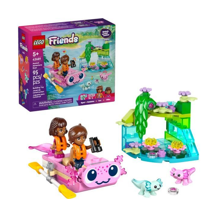 LEGO Friends - Dobrodružný člun s axolotly