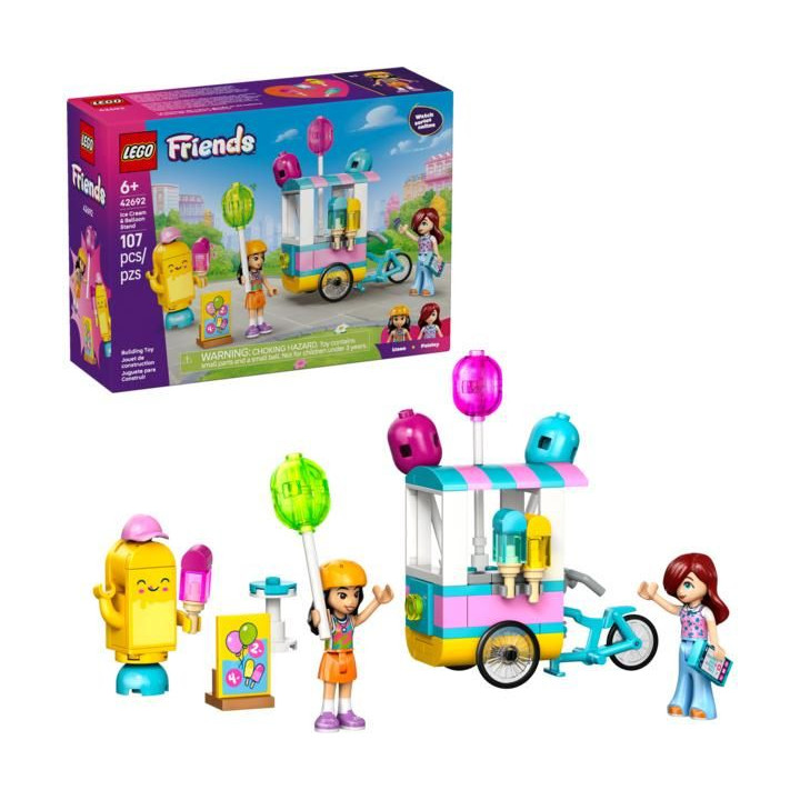 LEGO Friends - Stánek se zmrzlinou a balónky