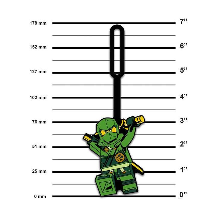LEGO jmenovka na zavazadlo - Ninjago Arin