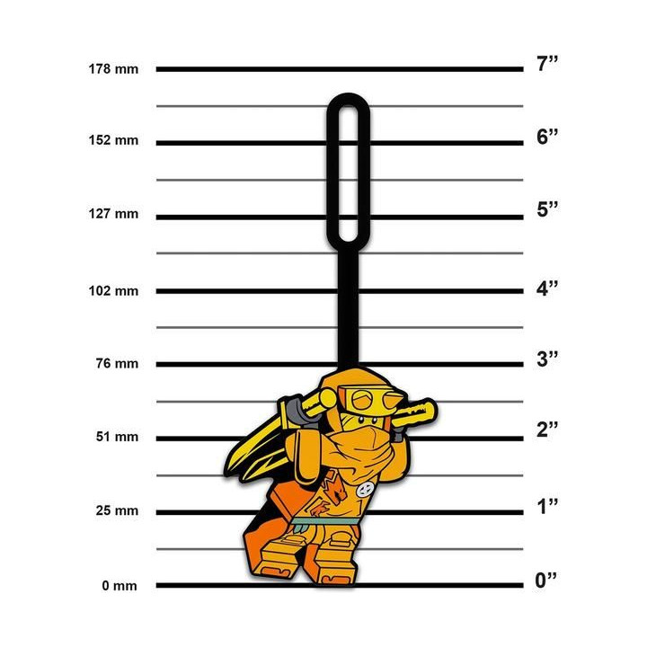 LEGO jmenovka na zavazadlo - Ninjago Kai