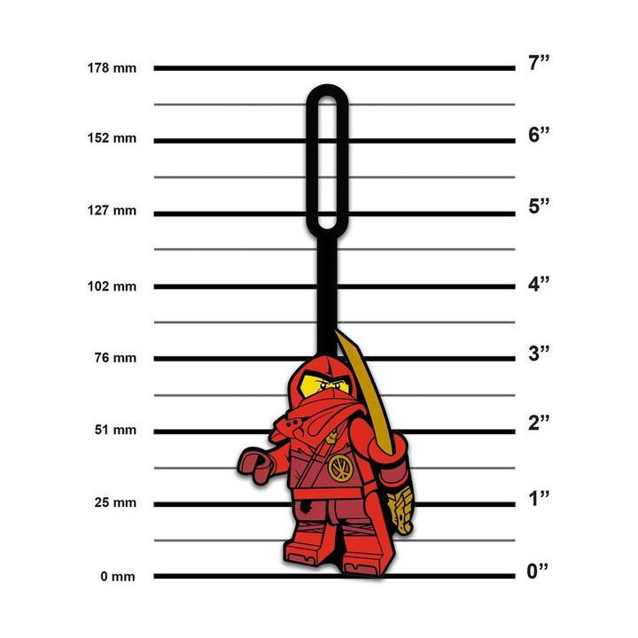 LEGO jmenovka na zavazadlo - Ninjago Riyu