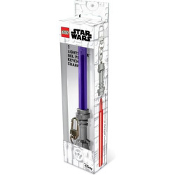 Unikátní gelové pero ve tvaru světově známého světelného meče s klipem z filmové ságy Star Wars. Přetvoř každodenní psaní v dobrodružství. Barva inkoustu odpovídá vnější barvě pera. Šířka hrotu: 0,7 mm.