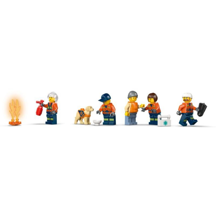 LEGO City - Záchranný člun pobřežní hlídky a vrtulník