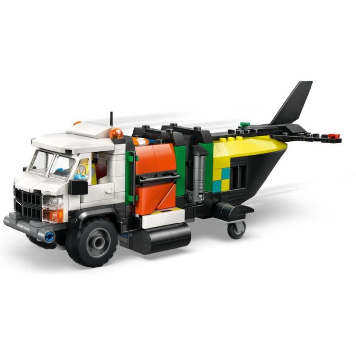 LEGO City - Remix: Letadlo, servisní vůz a vznášedlo