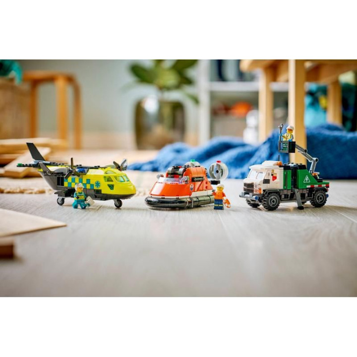 LEGO City - Remix: Letadlo, servisní vůz a vznášedlo