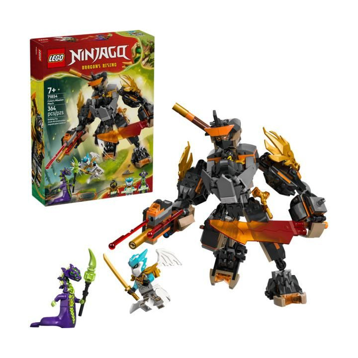 LEGO Ninjago - Coleův expediční robot a dračí Zane