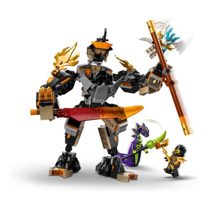 LEGO Ninjago - Coleův expediční robot a dračí Zane