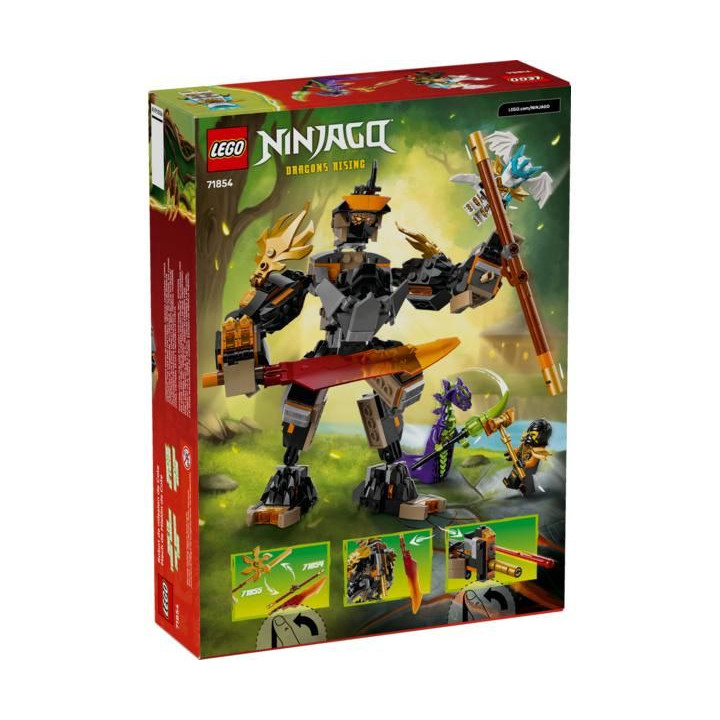 LEGO Ninjago - Coleův expediční robot a dračí Zane
