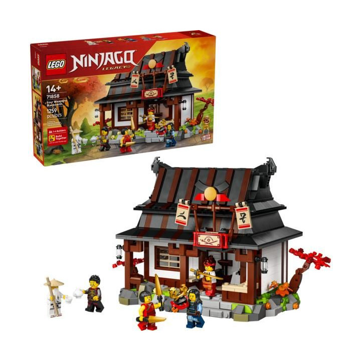 LEGO Ninjago - Kovárna Čtyři zbraně: 15 let NINJAGO