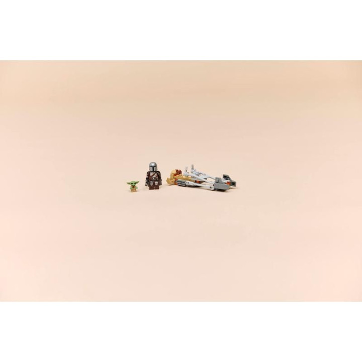 LEGO Star Wars - Mandalorian a Grogu a spídrová motorka
