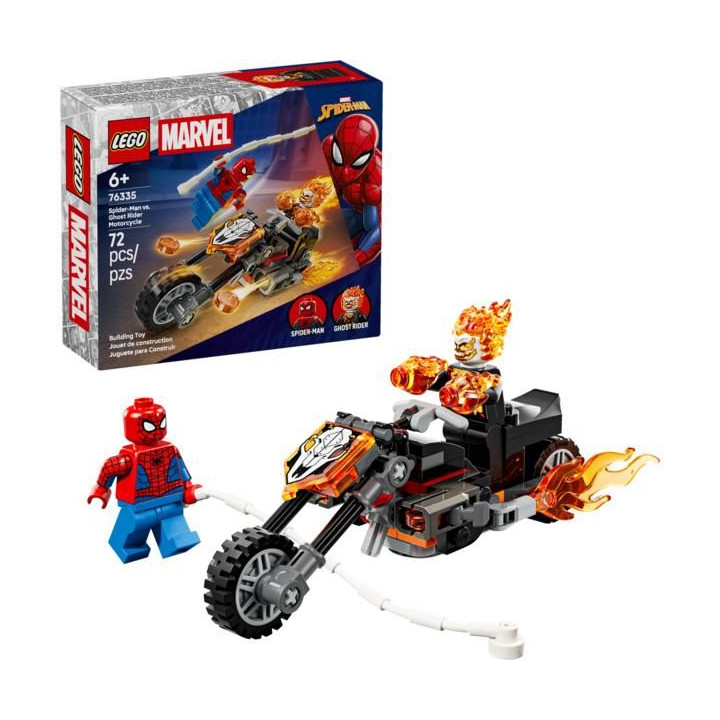 LEGO Marvel - Spider-Man vs. Ghost Rider na motorce