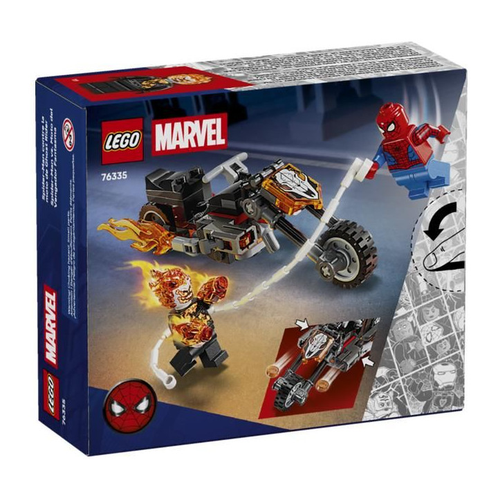 LEGO Marvel - Spider-Man vs. Ghost Rider na motorce
