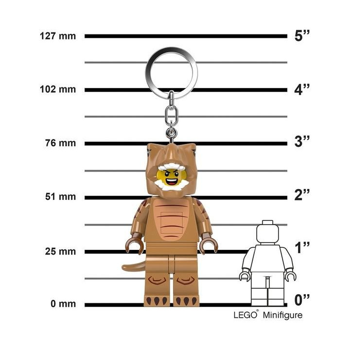 LEGO svítící klíčenka - T-Rex