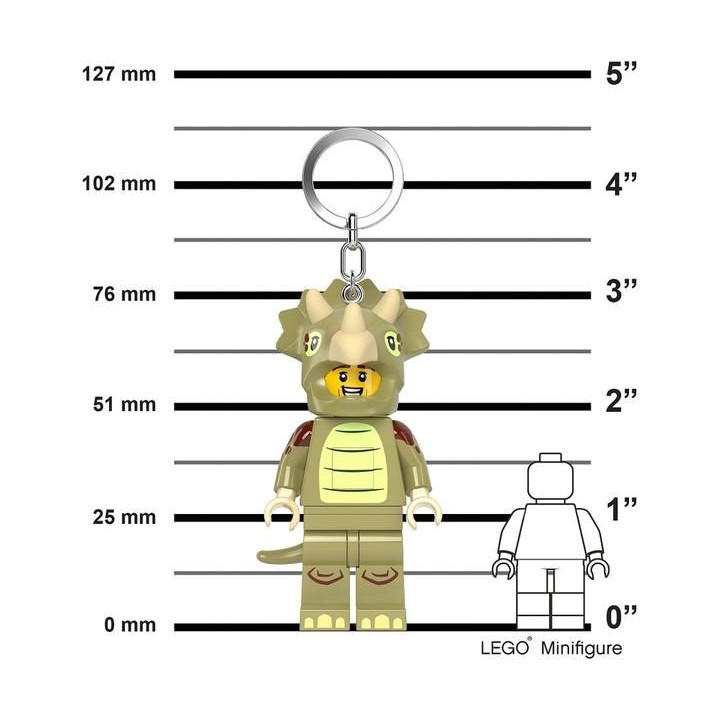 LEGO svítící klíčenka - Triceratops