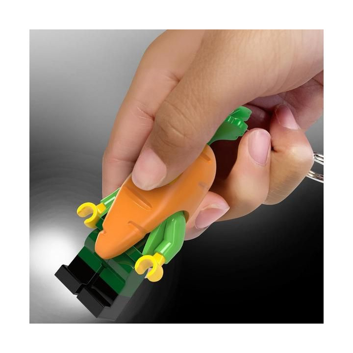 LEGO svítící klíčenka - Mrkev