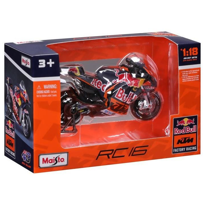 Maisto Red Bull KTM Factory Racing 2023 NO43 Miller
