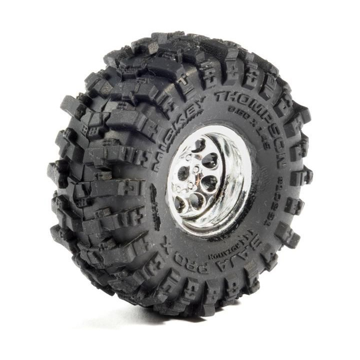 Pro-Line kolo 1:30 s pneu Baja Pro X, disk chromový (4): Axial SCX30