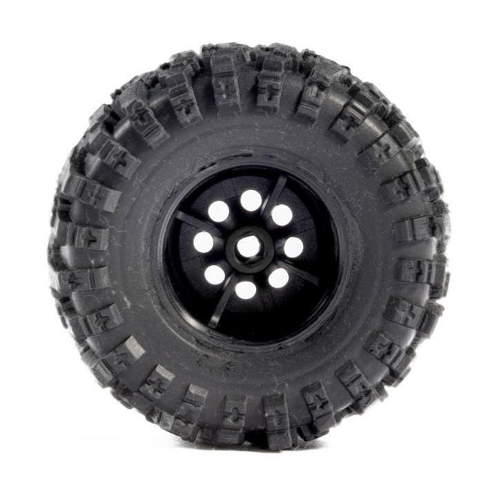 Pro-Line kolo 1:30 s pneu Baja Pro X, disk chromový (4): Axial SCX30