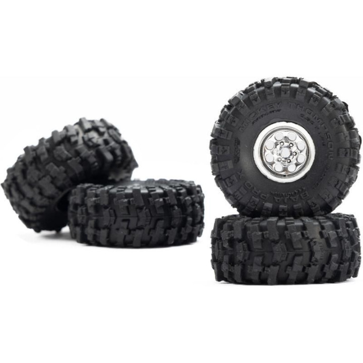 Pro-Line kolo 1:30 s pneu Baja Pro X, disk chromový (4): Axial SCX30