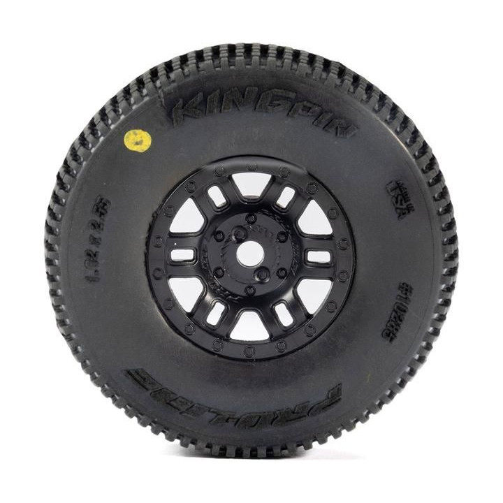 Pro-Line kolo 1:16, pneu King Pin, disk černý H12mm (4): Mojave Grom