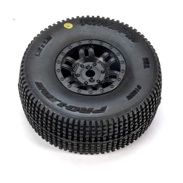 Pro-Line kolo 1:16, pneu King Pin, disk černý H12mm (4): Mojave Grom
