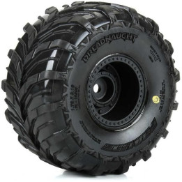 Pro-Line kolo 1:16, pneu Dreadnaught, disk černý (4): Arrma Gorgon/Quake Grom