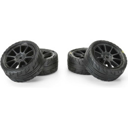 Pro-Line kolo 1:14 s pneu Vector, disk černý Mach 10 H12mm (4): Typhon Grom