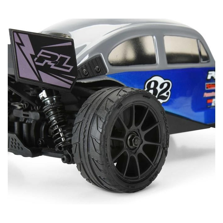 Pro-Line kolo 1:14 s pneu Vector, disk černý Mach 10 H12mm (4): Typhon Grom